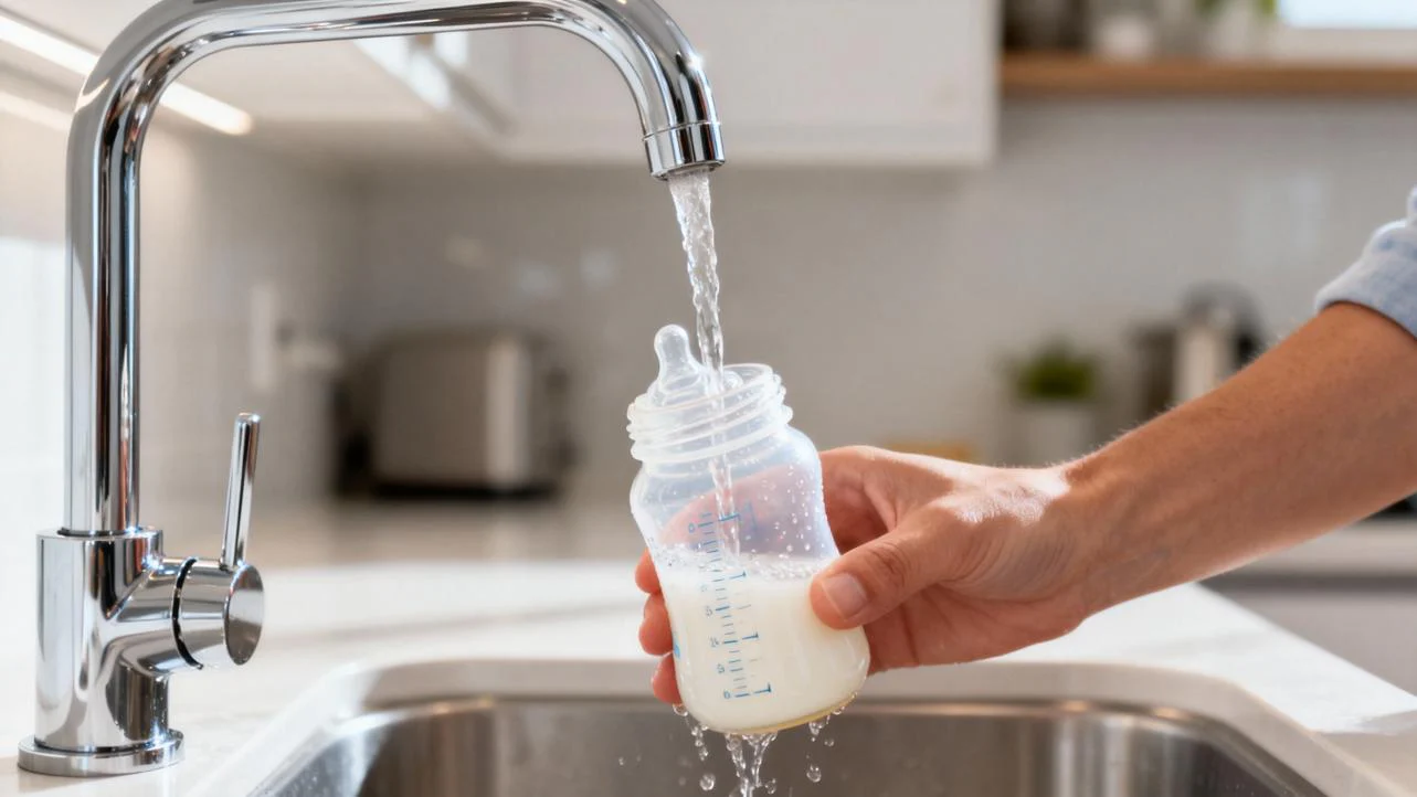 How old plumbing affects formula mixing